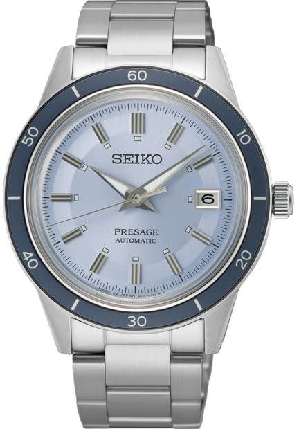 Seiko Seiko Horloge SRPL19J1 Presage Staal Automaat 50m Waterdicht Blauwe Wijzerplaat 40mm Extra Horlogeband Limited Edition (1787/3000) Divers