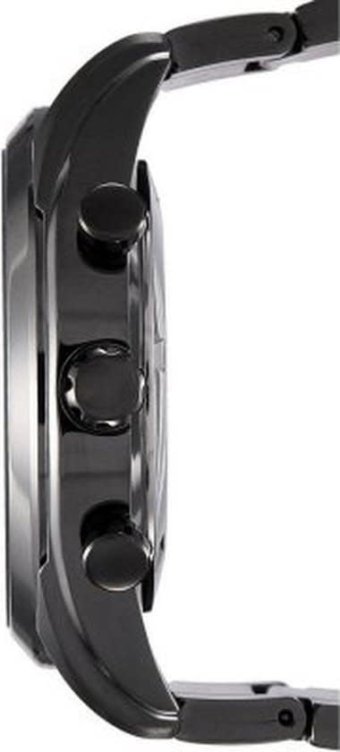 Seiko HEREN CHRONOGRAAF HC BRACELET ZWART 100M SSB179P1 Zwart