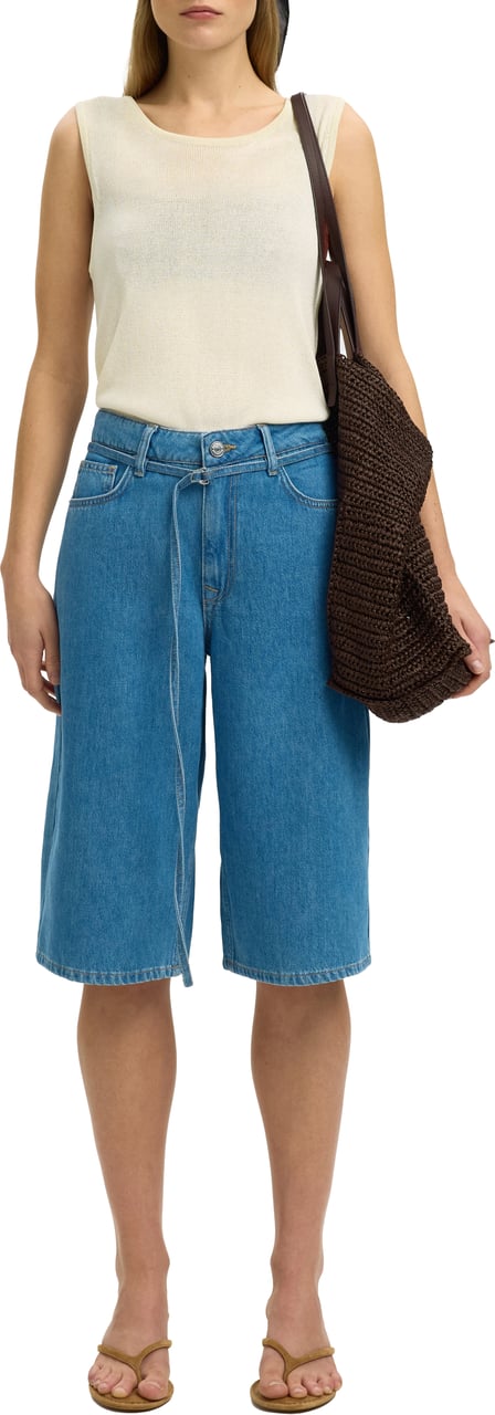 Selected Femme Selected Femme - SLFMOON SUS SL KNIT TOP B - 16093769 - Birch Wit