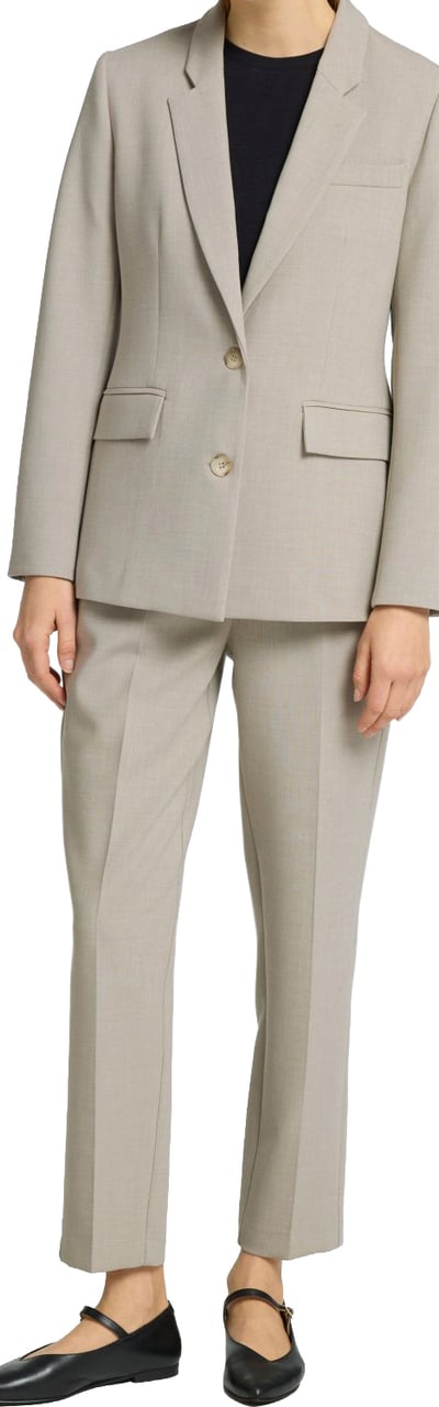 Selected Femme Selected Femme - SLFRITA LS CLASSIC BLAZER MEL NOOS - 16094203 - Island Fossil Beige