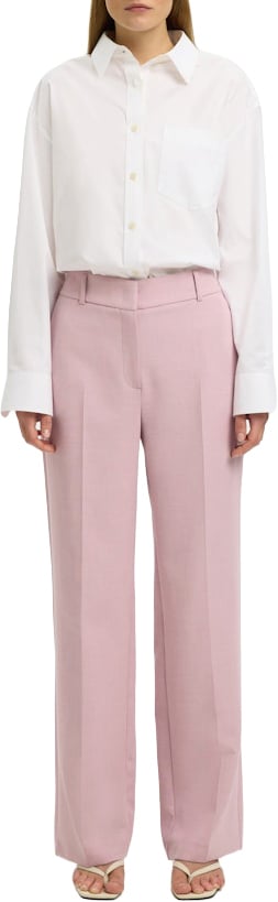 Selected Femme Selected Femme - SLWRITA MW WIDE PANT MEL NOOS - 16094206 - Bleached Mauve Rood