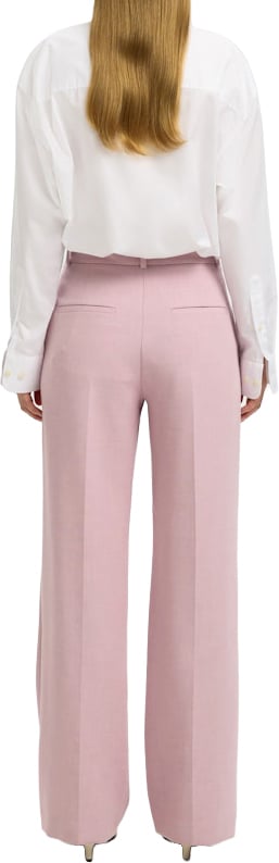 Selected Femme Selected Femme - SLWRITA MW WIDE PANT MEL NOOS - 16094206 - Bleached Mauve Rood