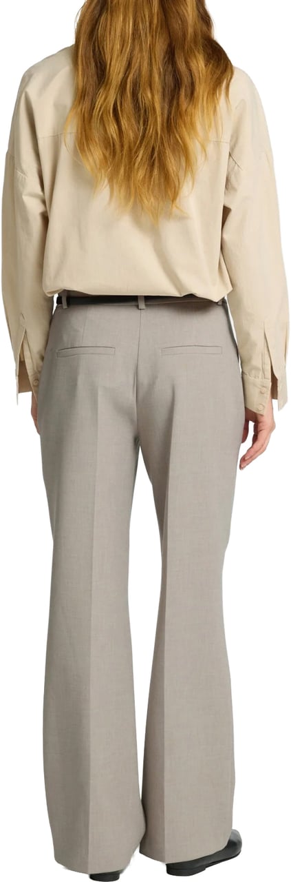 Selected Femme Selected Femme - SLWRITA MW WIDE PANT MEL NOOS - 16094206 - Island Fossil Beige