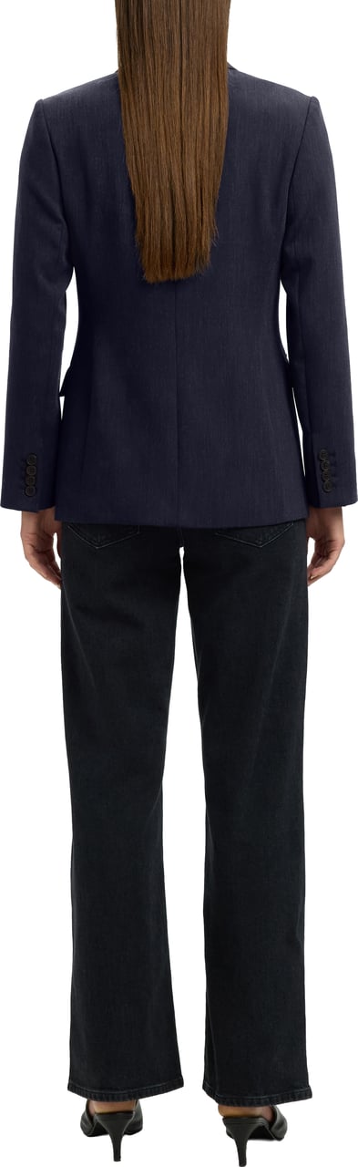 Selected Femme Selected Femme - SLFRITA LS CLASSIC BLAZER DSM NOOS - 16094290 - Dark Sappire Blauw