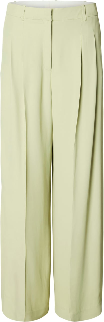 Selected Femme Selected Femme - SLFEXTRA WIDE ELLIE HW PANT - 16100515 - Lint Groen