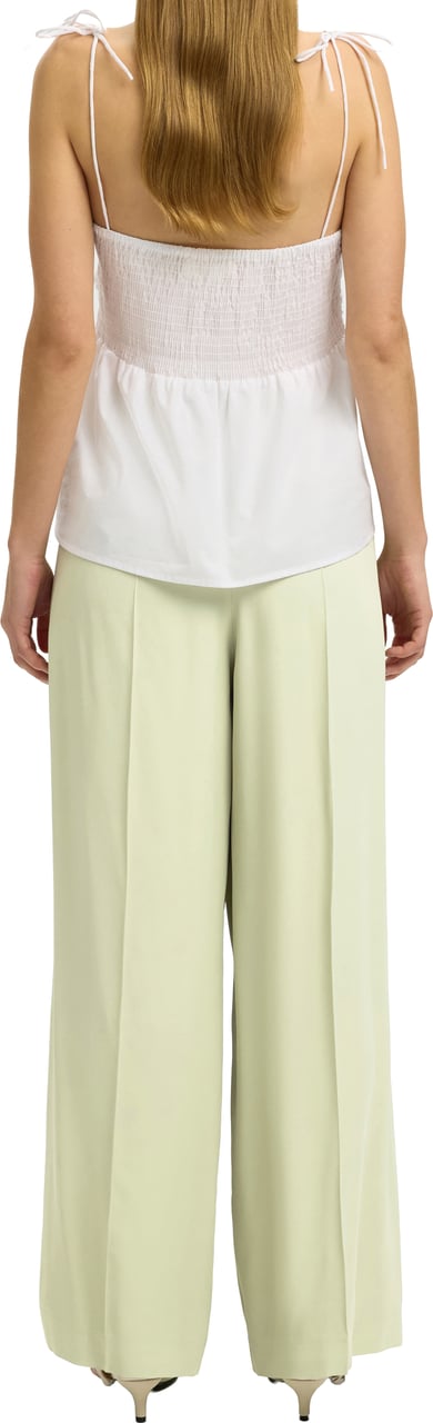 Selected Femme Selected Femme - SLFEXTRA WIDE ELLIE HW PANT - 16100515 - Lint Groen