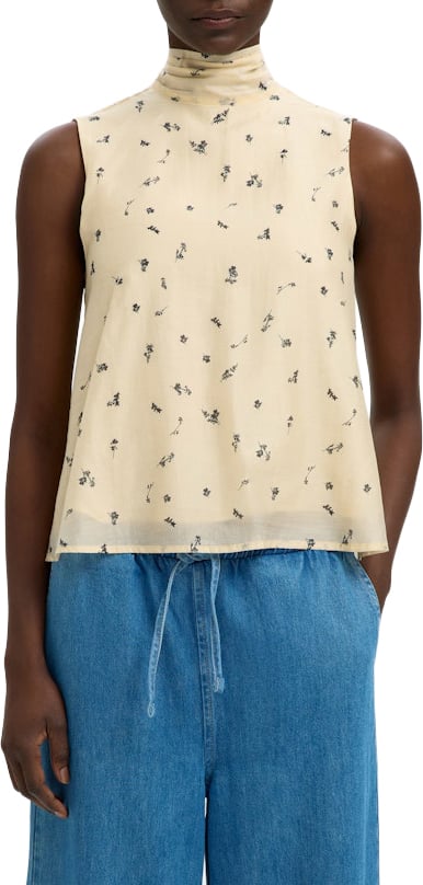 Selected Femme Selected Femme - SLFIRIS SL TIE TOP B - 16101382 - Angora Grijs