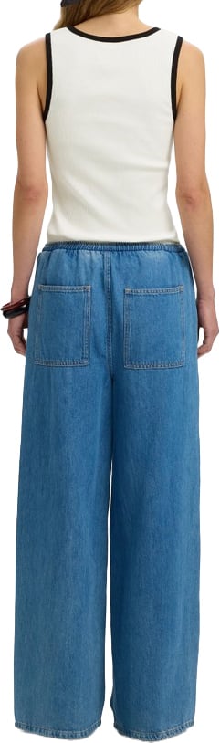 Selected Femme - SLWANNA CONTRAST SL TOP EX - 16102860 - Snow White Wit