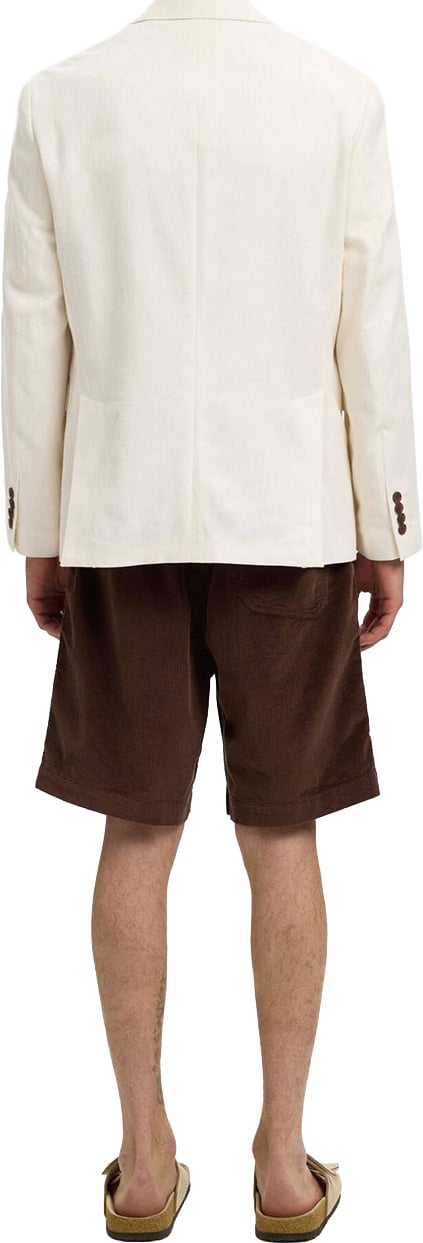 Selected Homme Blazer Rafa Linen Blend Egret Divers