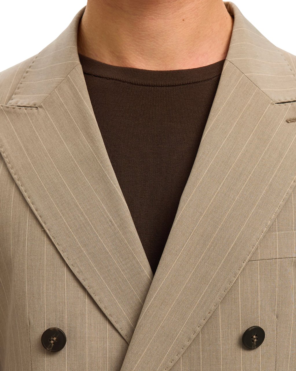 Selected Homme Blazer Slim Flex Pinstriped Sand Divers