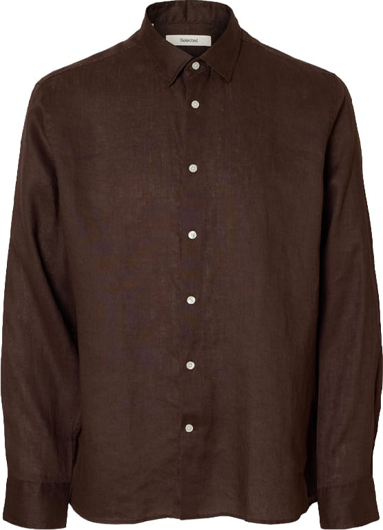 Selected Homme Camicia Regkylian Linen Delicioso Divers