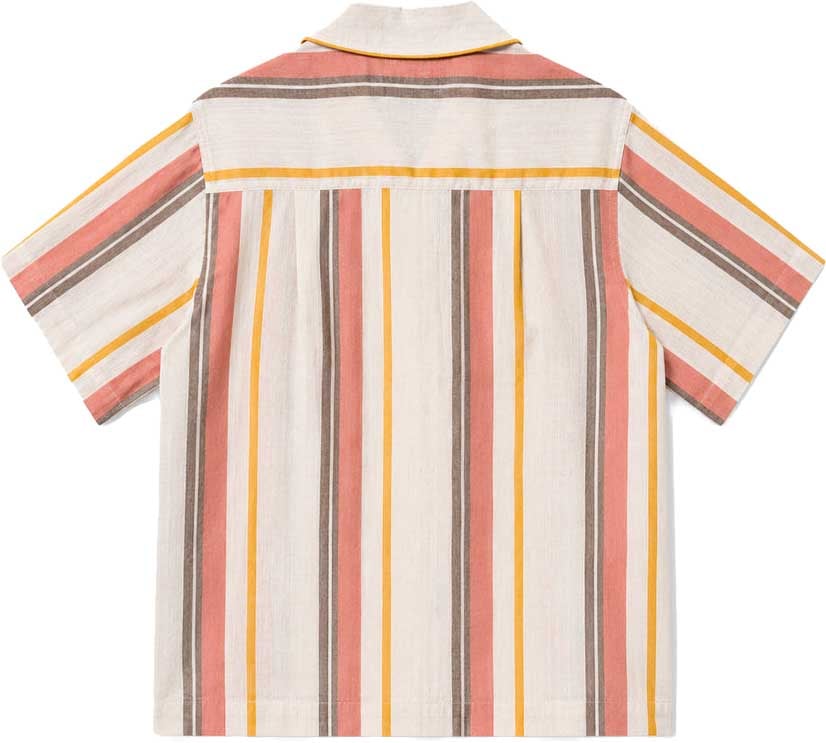 Selected Homme Camicia Ss Kylian Resort Linen Multi Divers