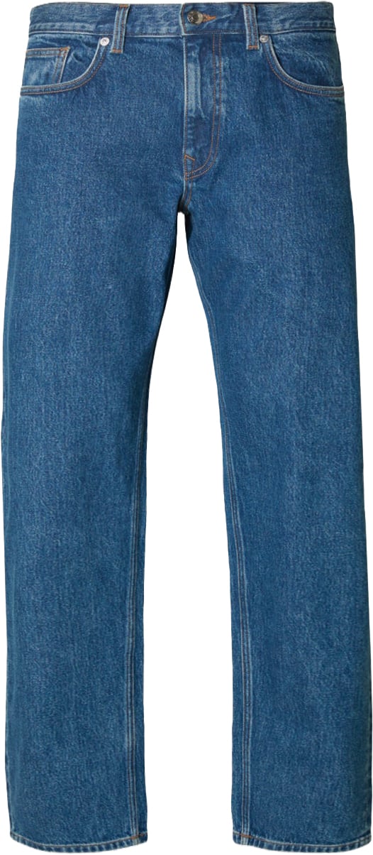 Selected Homme Jeans 196 Straight Ben Kori Medium Blu Blauw