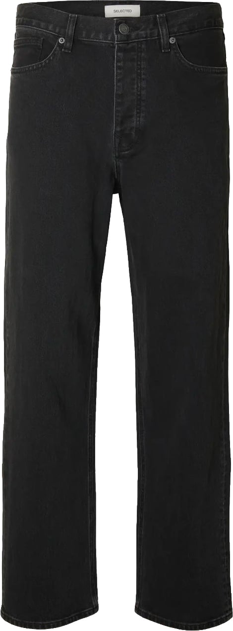 Selected Homme Jeans Loose Ben Kori Denim Nero Zwart