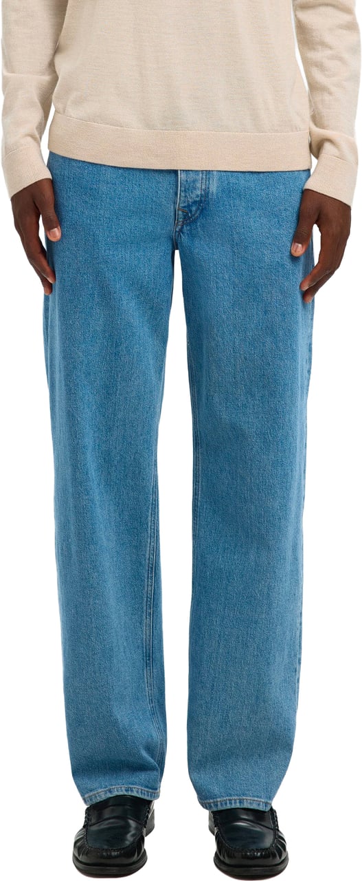 Selected Homme Jeans Loose Ben Kori Light Blue Blauw