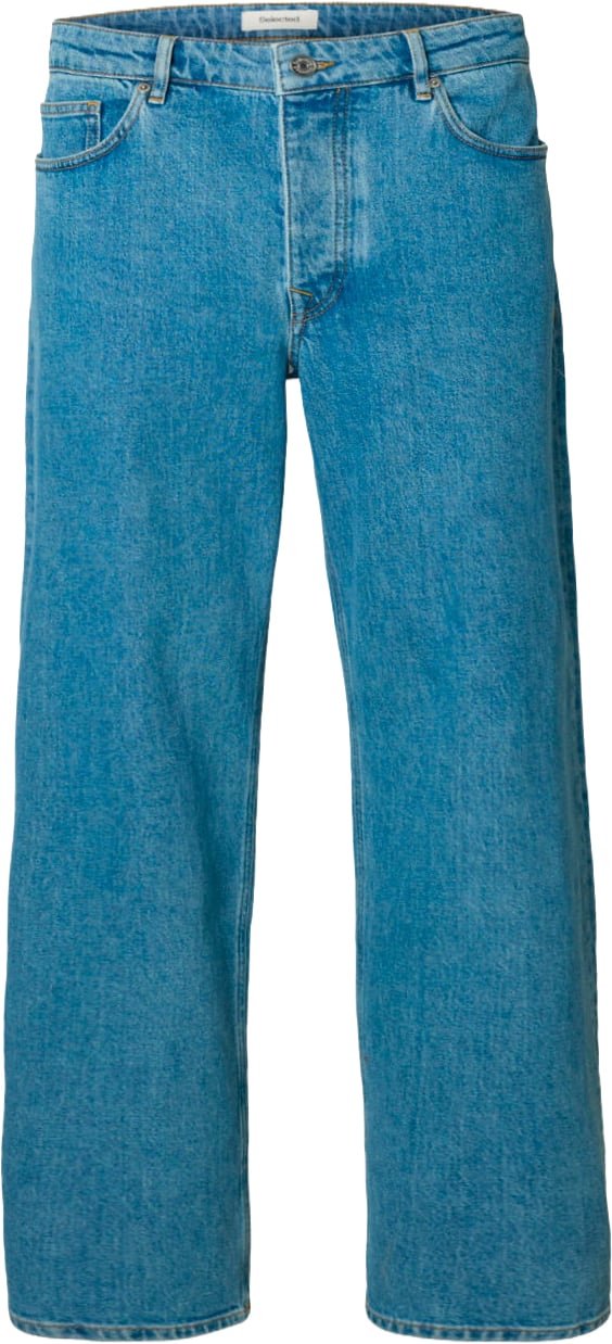 Selected Homme Jeans Loose Ben Kori Light Blue Blauw