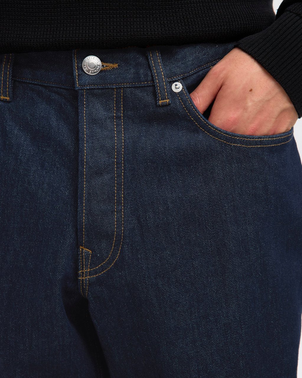 Selected Homme Jeans Regular Tapered Ben Kori Dark Blue Denim Blauw