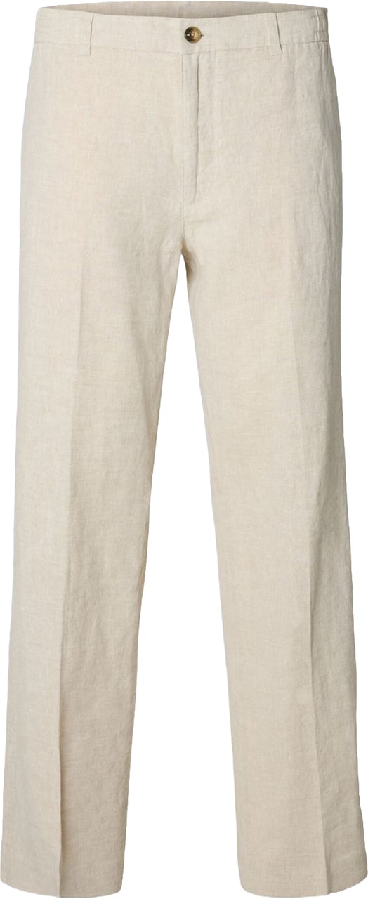 Selected Homme Pantalone 196 Straight Leroy Linen Blend Pure Cashmere Divers