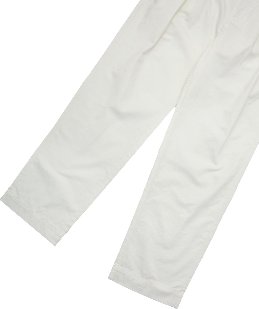 Selected Homme Pantalone Adam Loose Pleat Bianco Wit