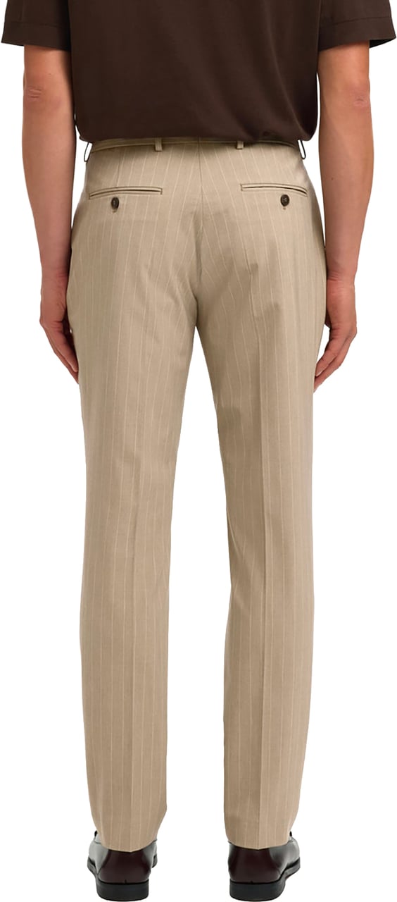 Selected Homme Pantalone Liam Slim Flex Pinstriped Sand Divers