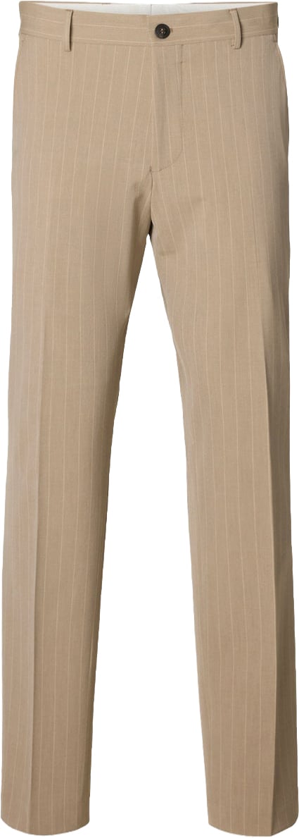 Selected Homme Pantalone Liam Slim Flex Pinstriped Sand Divers