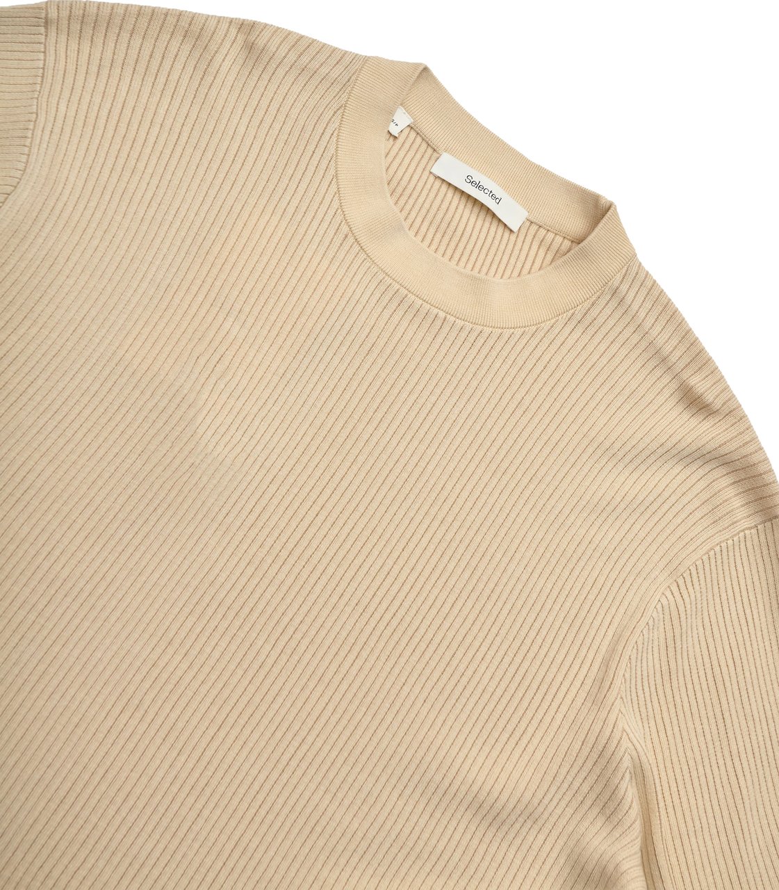 Selected Homme T-Shirt Mattis Plaited Relaxed Angora Divers