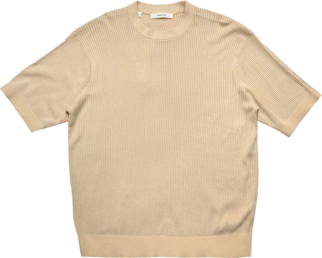 Selected Homme T-Shirt Mattis Plaited Relaxed Angora Divers