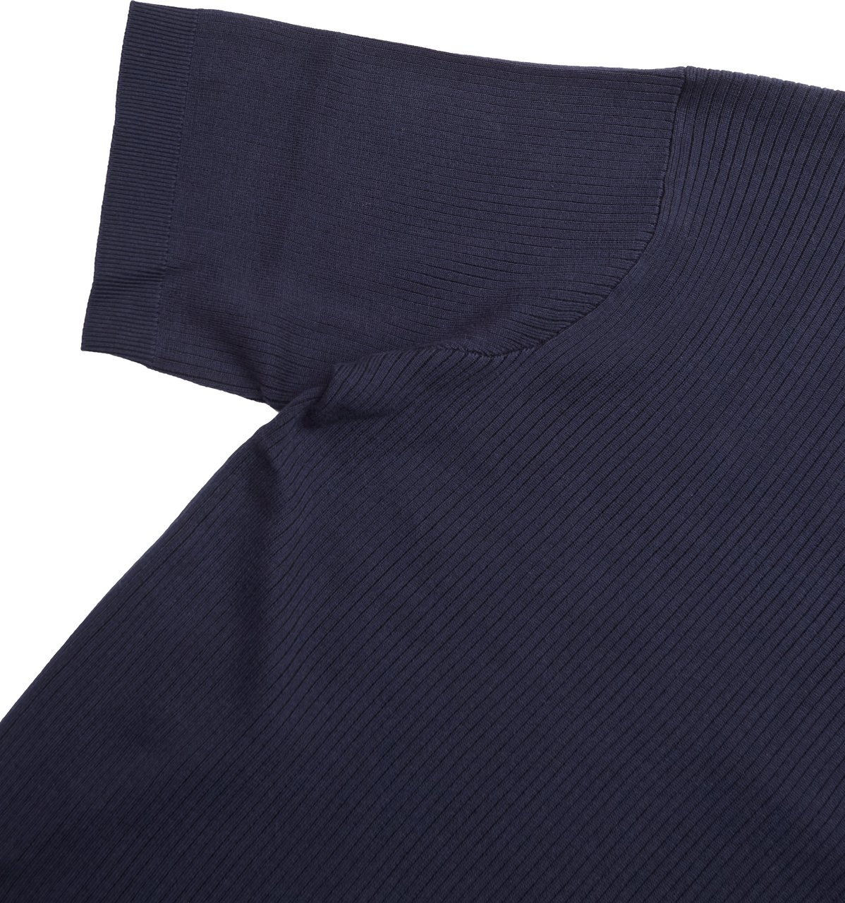 Selected Homme T-Shirt Mattis Plaited Relaxed Sky Captain Divers