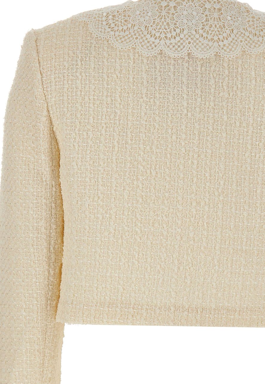 Self-Portrait Jackets White Wit