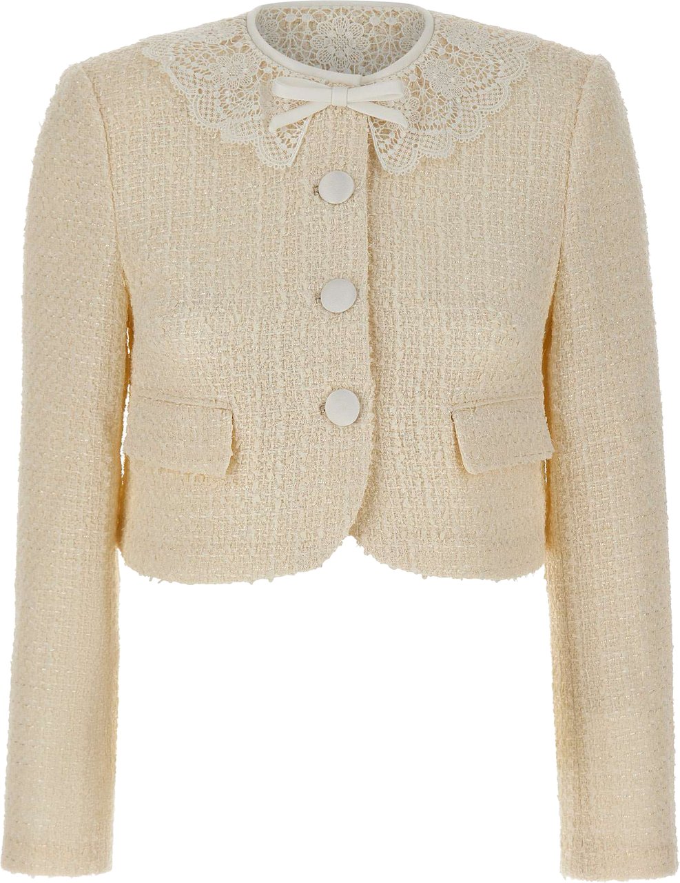 Self-Portrait Jackets White Wit