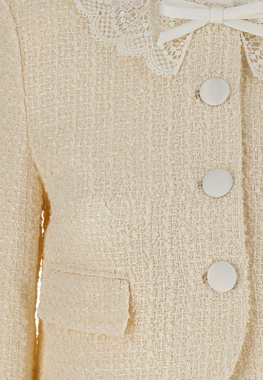 Self-Portrait Jackets White Wit