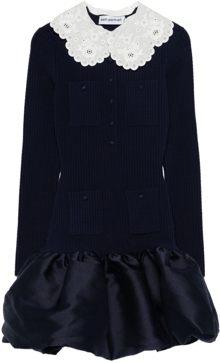 Self-Portrait Dresses Navy Navy
