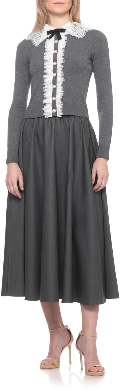 Self-Portrait Sweaters Grey Grijs