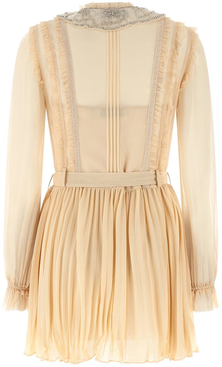 Self-Portrait Dresses Brown Beige