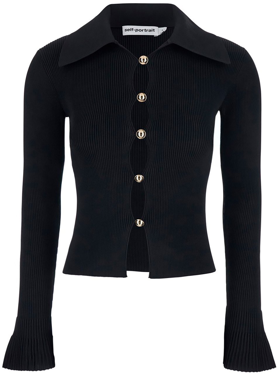 Self-Portrait Sweaters Black Zwart