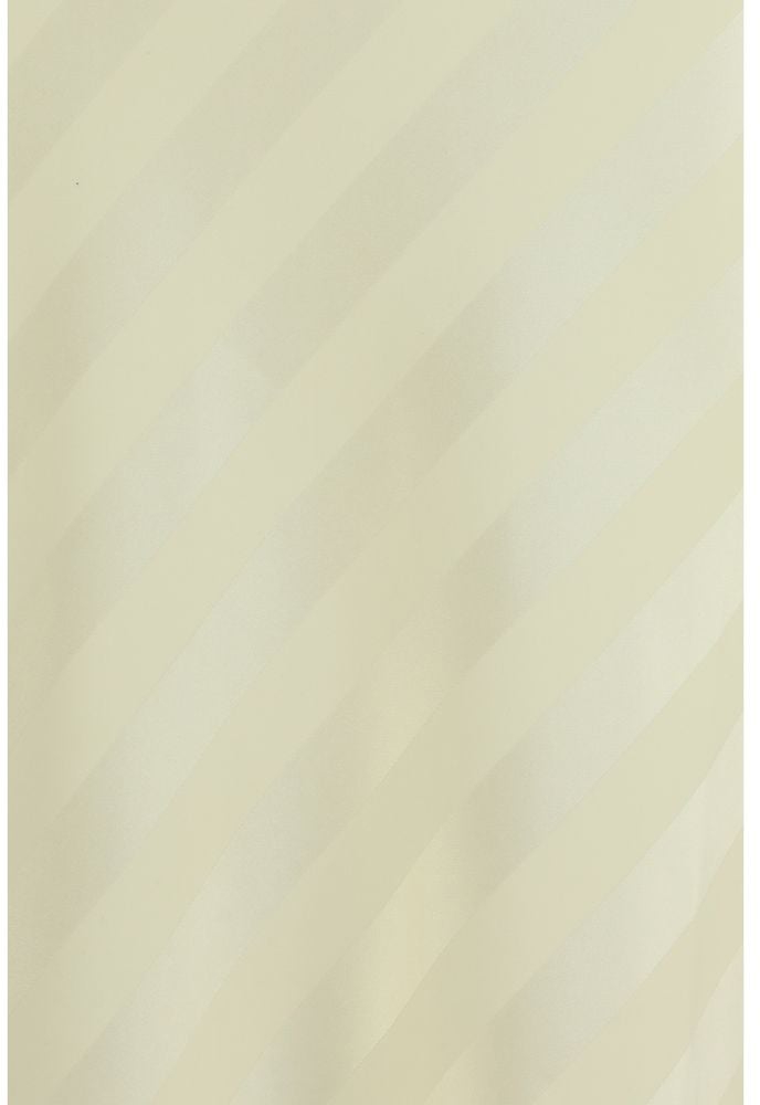 Self-Portrait Yellow Satin Striped Maxi Dress Grijs
