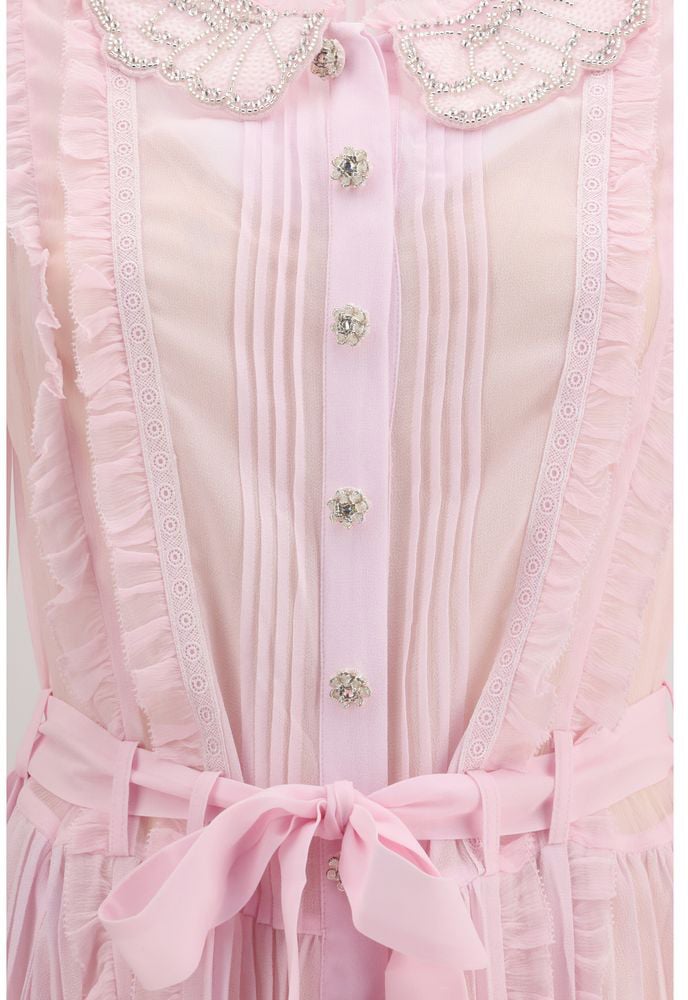 Self-Portrait Self-Portrait Multicolor Viscose Casual Dress Divers