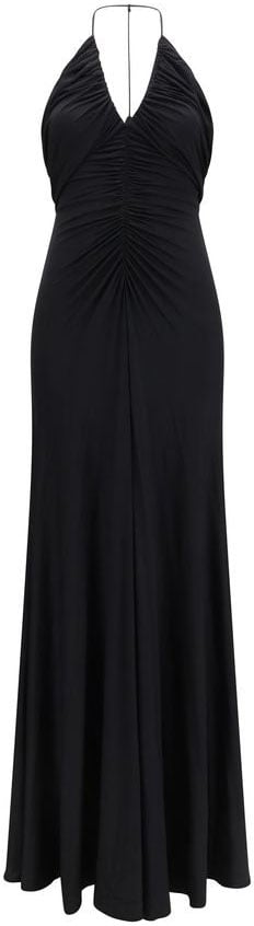 Self-Portrait Self-Portrait Black Viscose Cocktail Dress Zwart