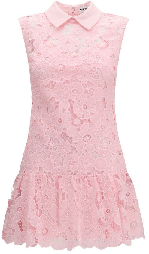 Self-Portrait Self-Portrait Multicolor Polyester Casual Dress Divers
