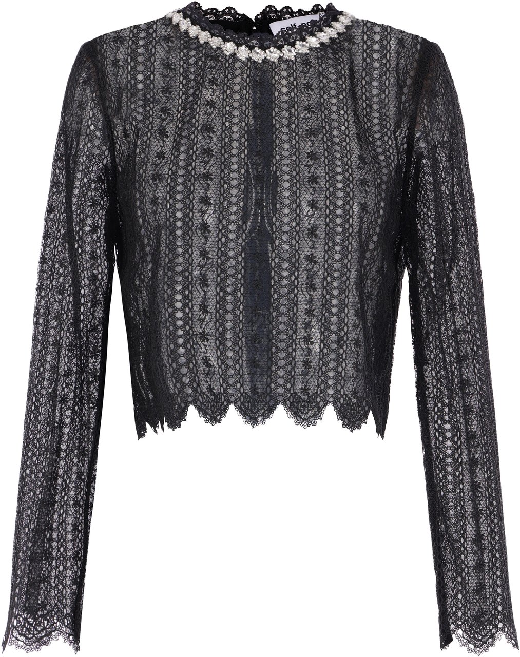 Self-Portrait Top Black Zwart