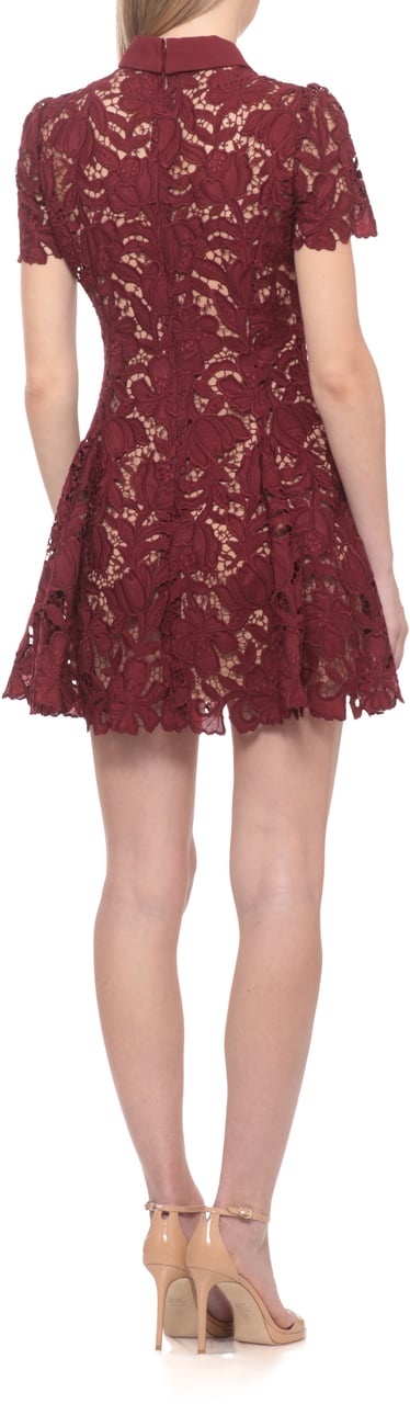 Self-Portrait Dresses Burgundy Maroon