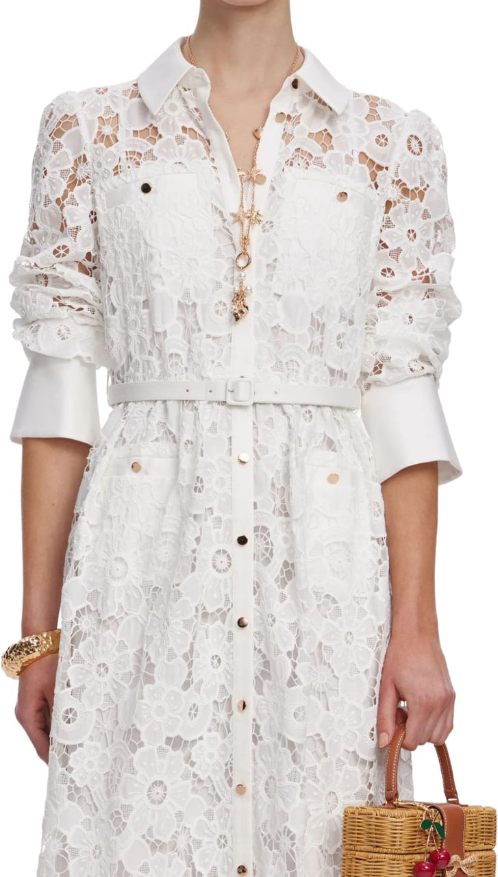 Self-Portrait Dresses Bianco Wit