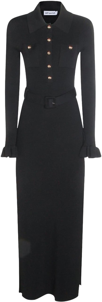 Self-Portrait Dresses Black Zwart