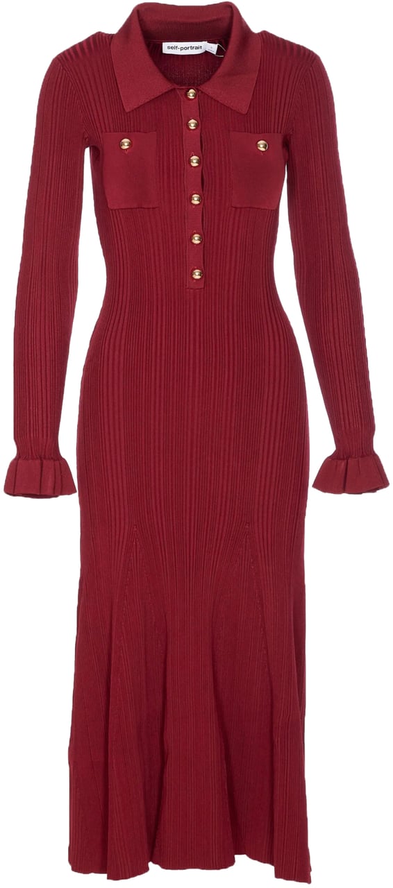 Self-Portrait Dresses Red Rood