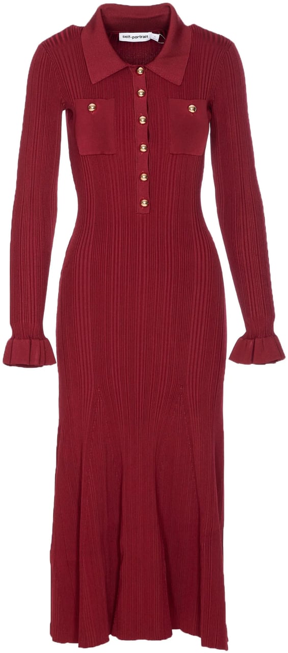 Self-Portrait Dresses Red Rood