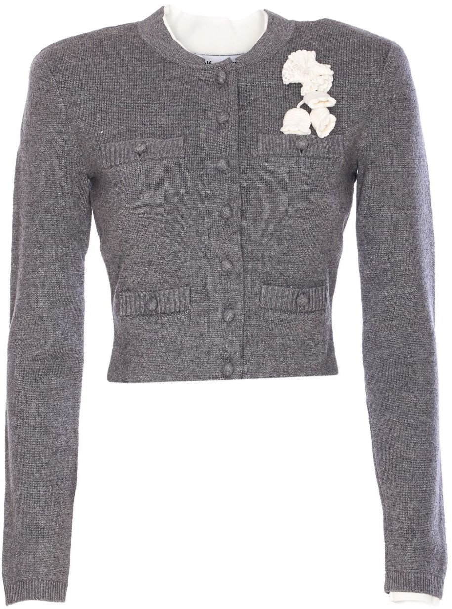 Self-Portrait Sweaters Grey Grijs