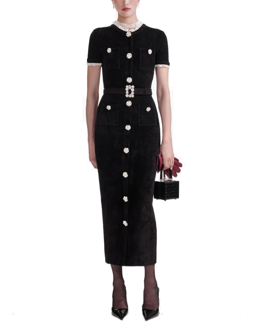 Self-Portrait Dresses Black Zwart