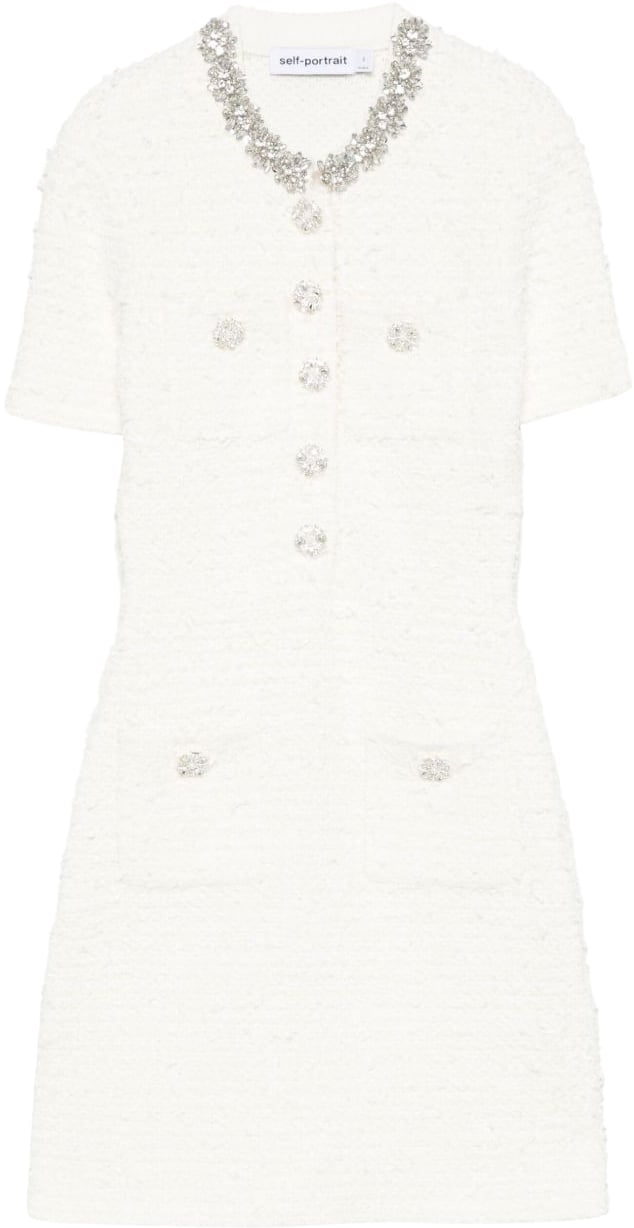 Self-Portrait Dresses Beige Beige