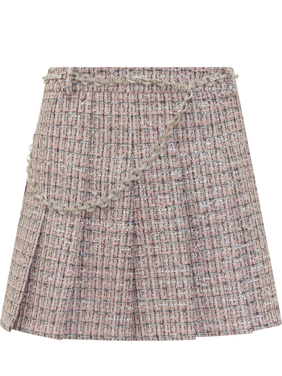 Self-Portrait Self-Portrait Minigonna in Tweed Roze