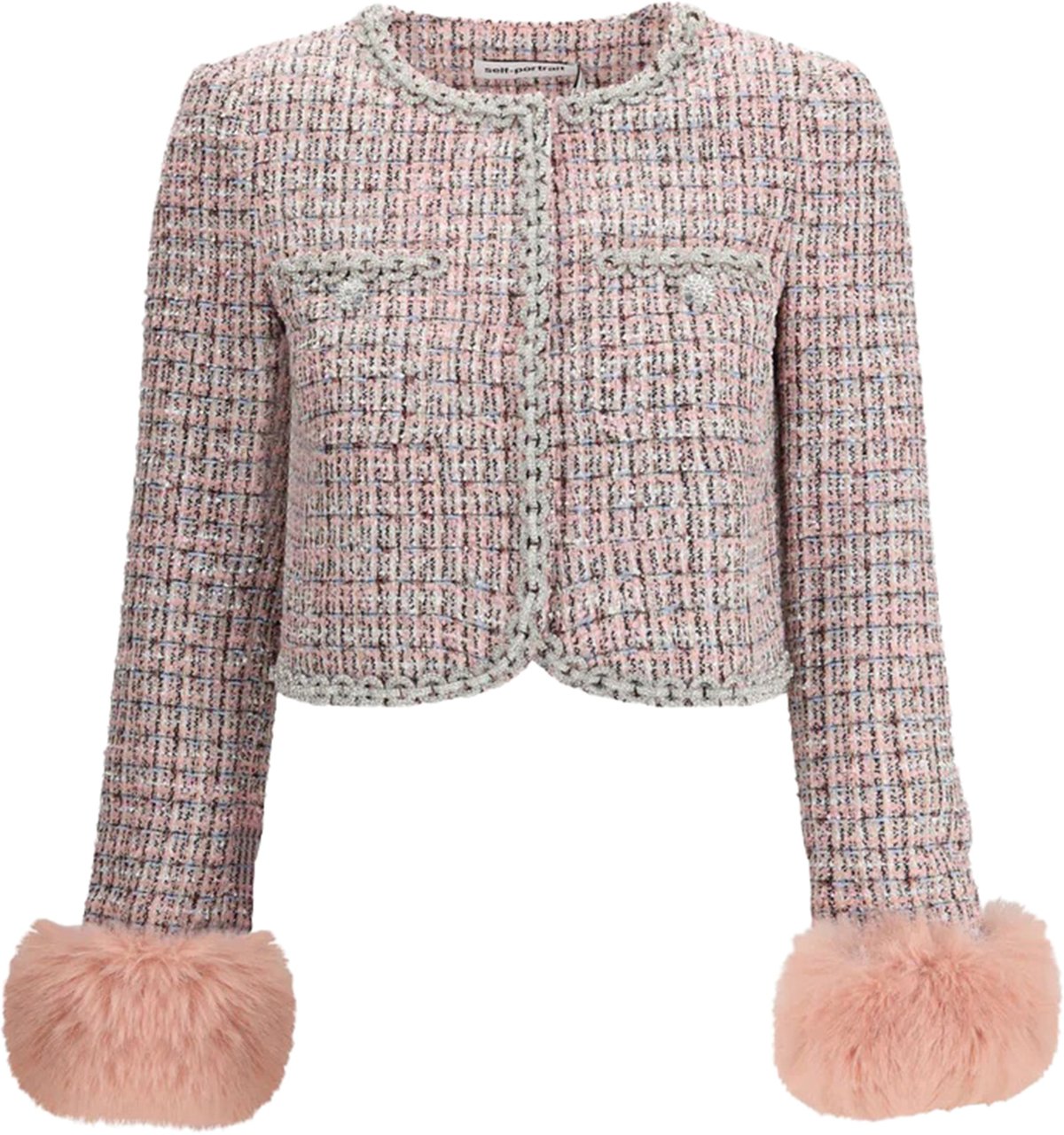 Self-Portrait Jackets Pink Roze
